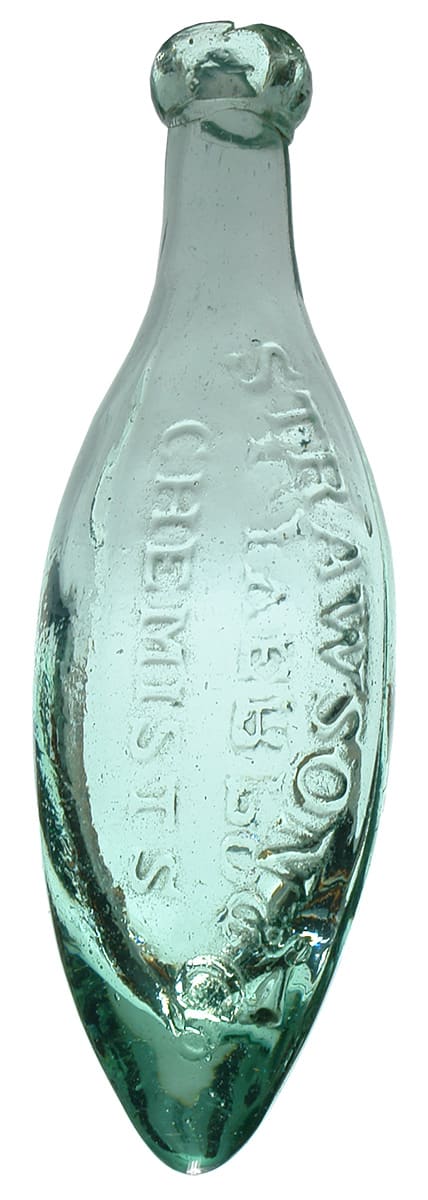 Strawson Chemists Liverpool Old Torpedo Bottle