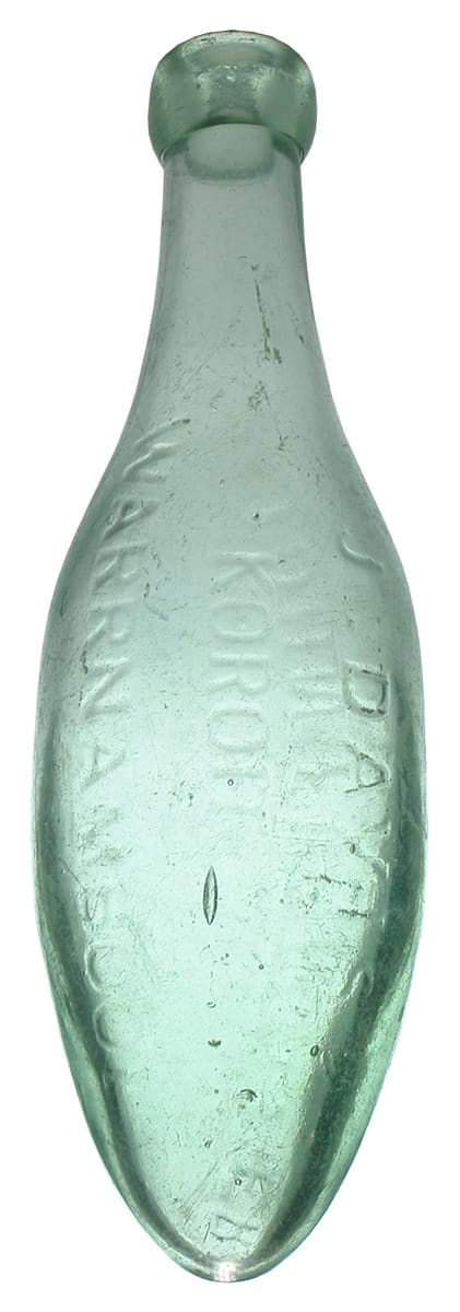 Fletcher Davis Koroit Warrnambool Torpedo Bottle