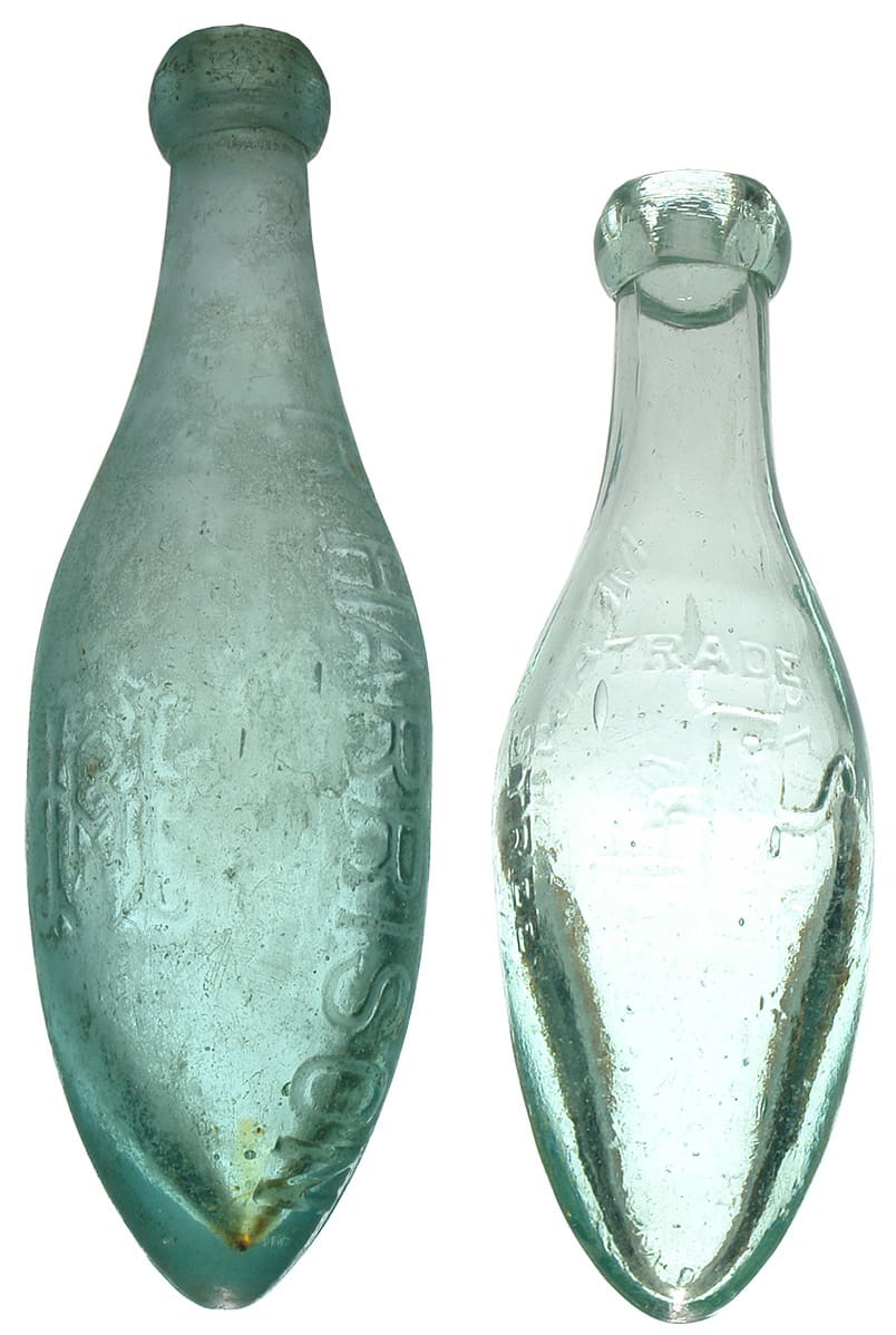 Old Antique Torpedo Bottles