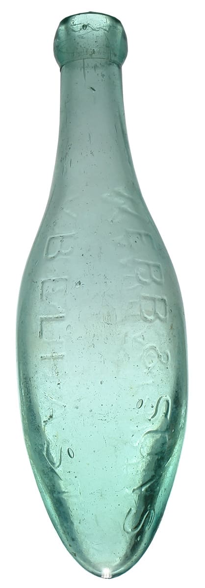 Webb Sons Belfast Old Torpedo Bottle