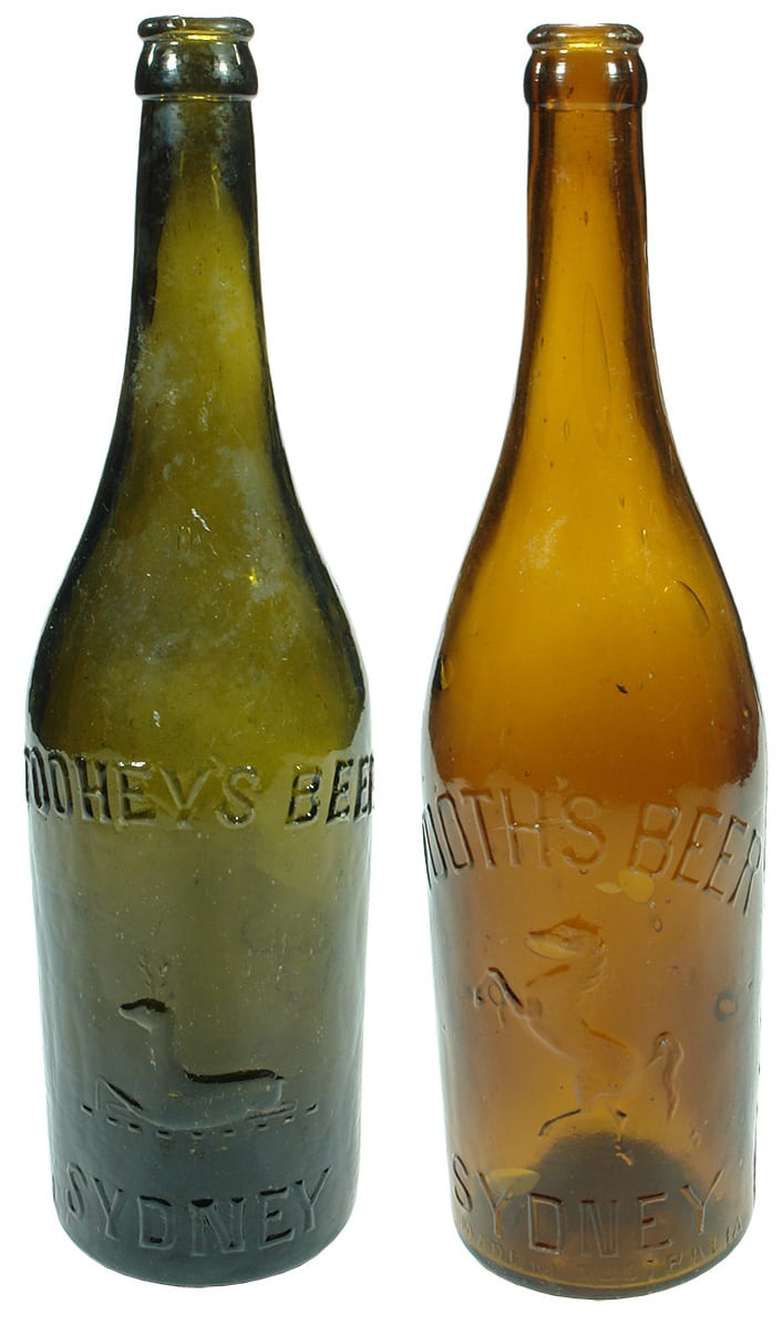 Tooheys Tooths Sydney Beer Bottles