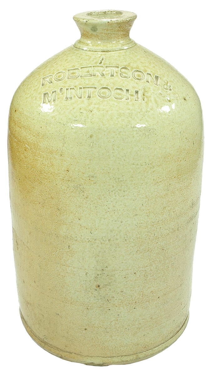 Robertson McIntosh Colac Impressed Stone Demijohn