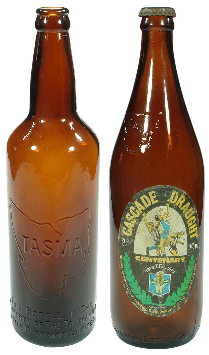 Tasma Beer Amber Glass Bottles