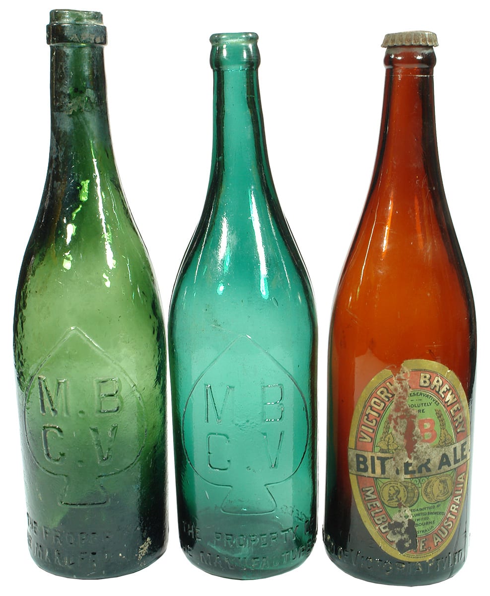MBCV Collection Coloured Beer Bottles