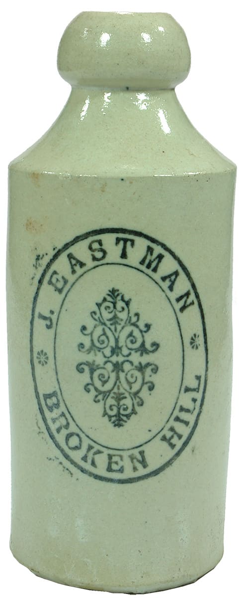 Eastman Broken Hill Stoneware Ginger Beer Bottle