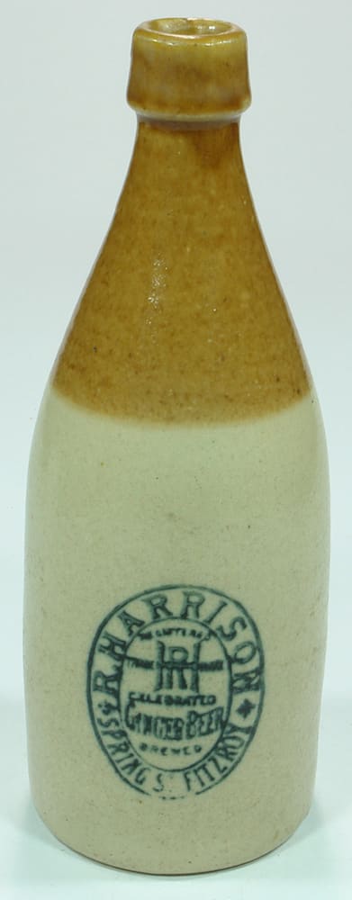 Harrison Fitzroy Stoneware Bendigo Pottery Ginger Beer