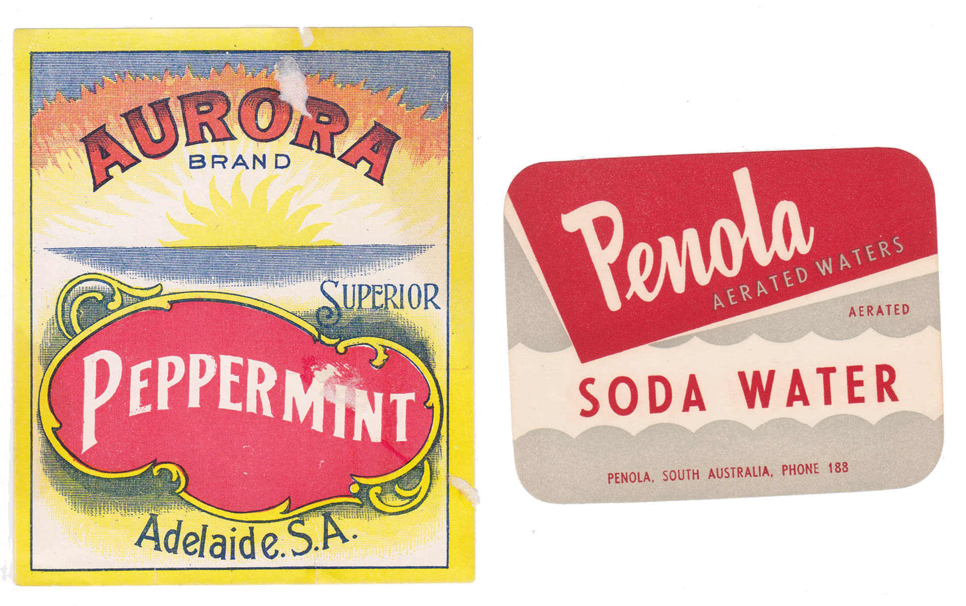 Penola Aurora Vintage Labels