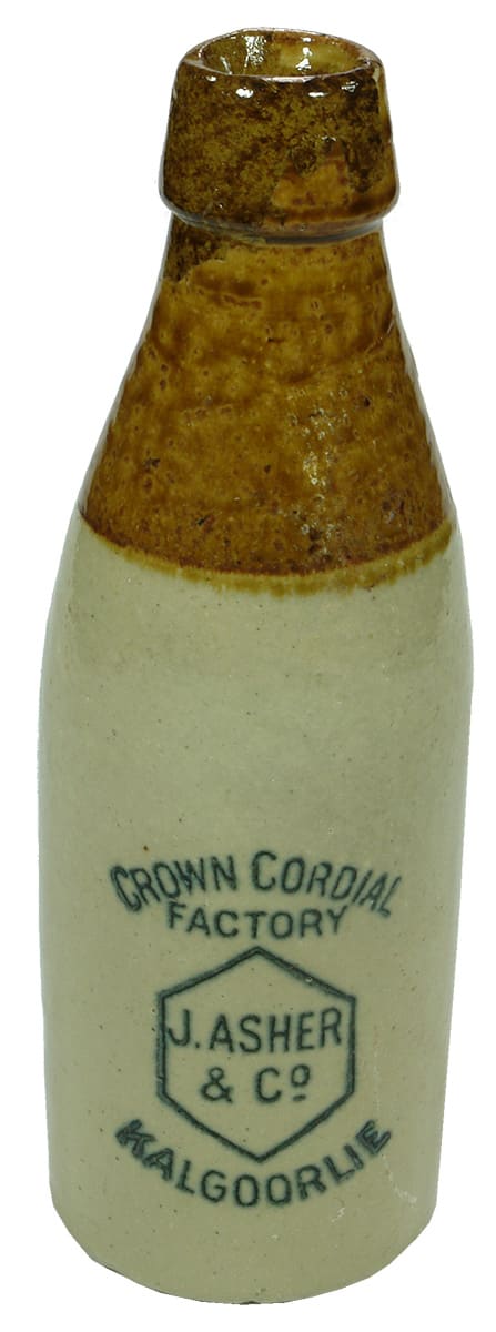 Crown Cordial Asher Kalgoorlie Stone Ginger Beer