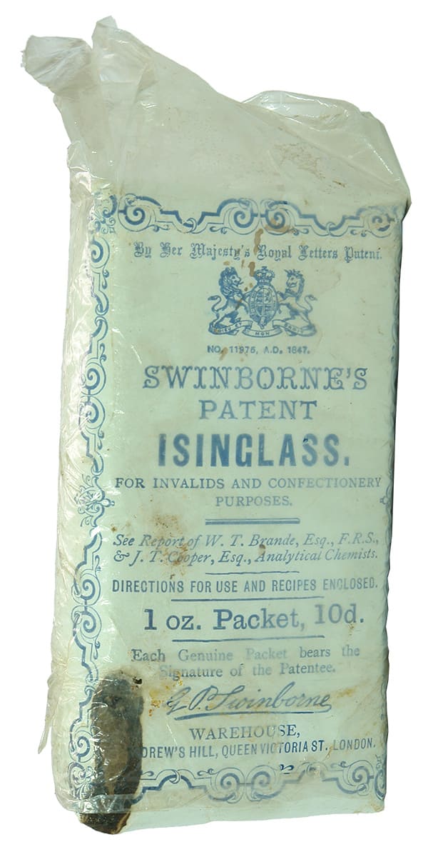 Swinborne's Patent Isinglass Packet