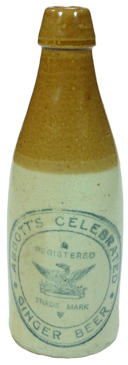 Abbott's Phoenix Stoneware Ginger Beer Bottle