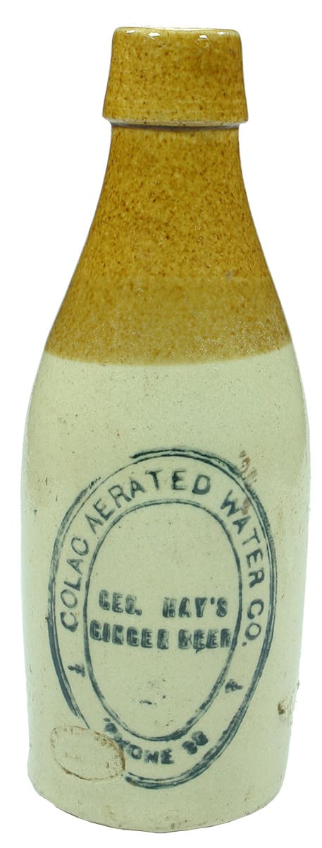 Colac Aerated Water Geo Hay Ginger Beer