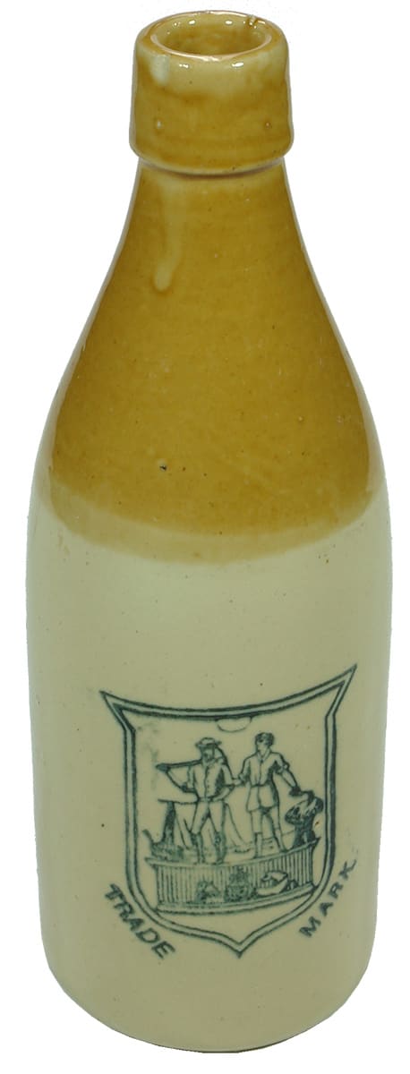 Rowlands Ballarat Melbourne Sydney Ginger Beer Bottle