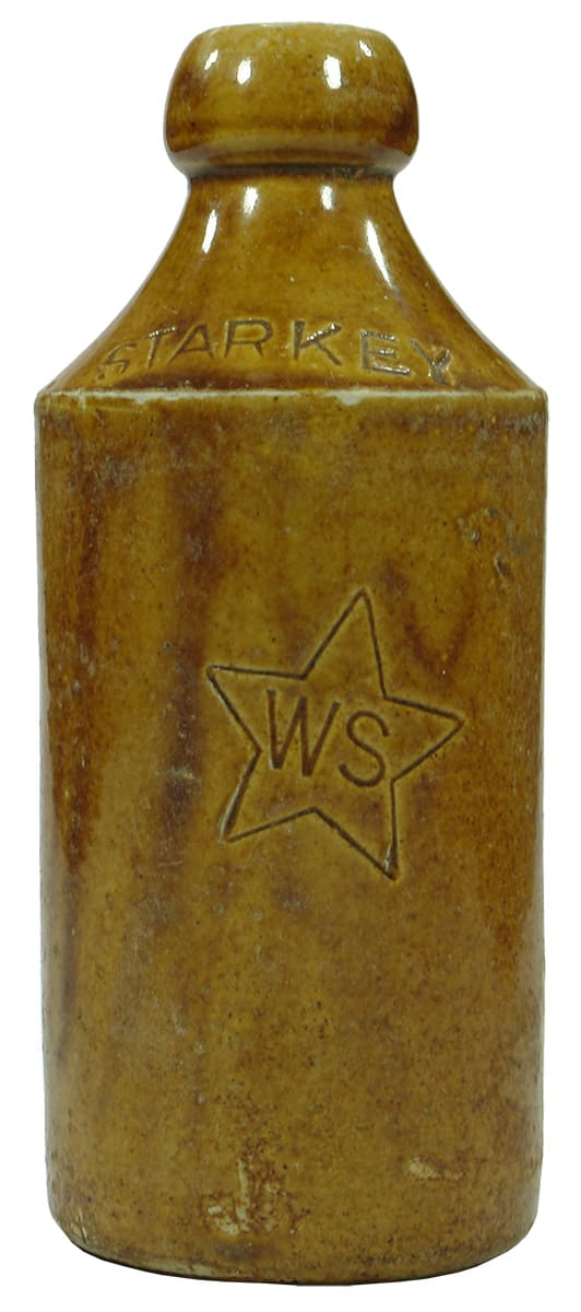 Starkey WS Star impressed Ginger Beer Bottle