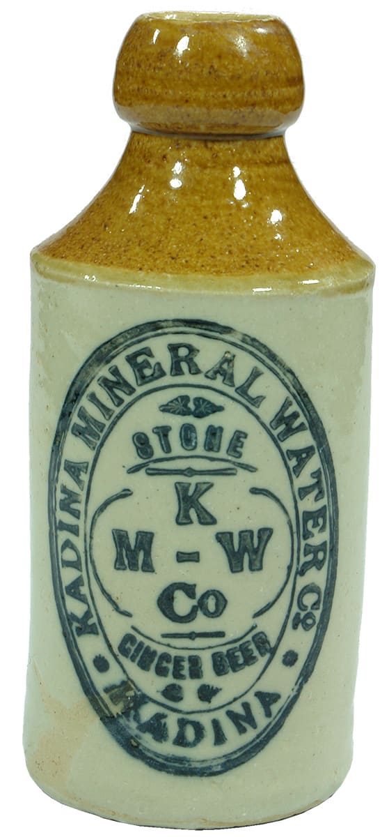 Kadina Mineral Water South Australia Bottle