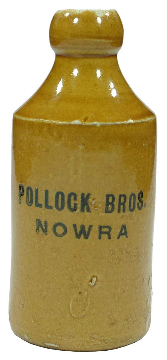 Pollock Bros Nowra Tan Ginger Beer Bottle