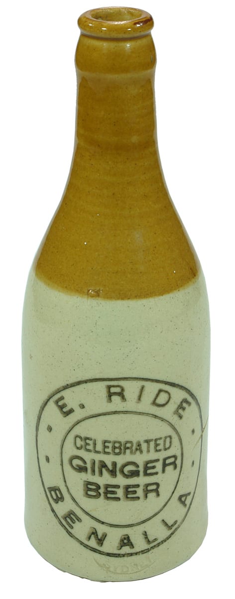 Ride Celebrated Ginger Beer Benalla Stoneware Bottle