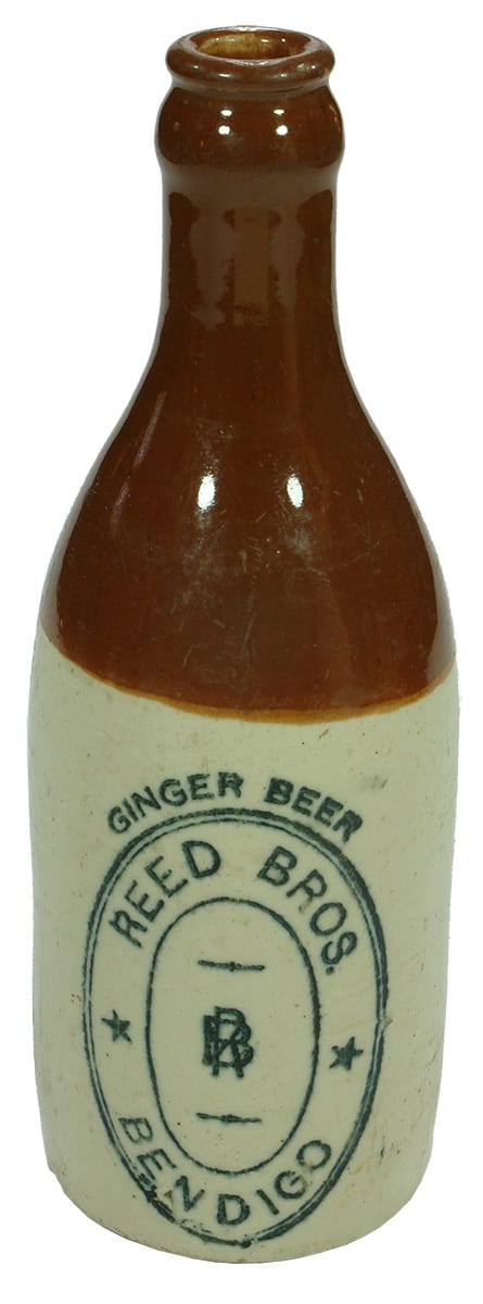 Reed Bros Bendigo Ginger Beer Bottle