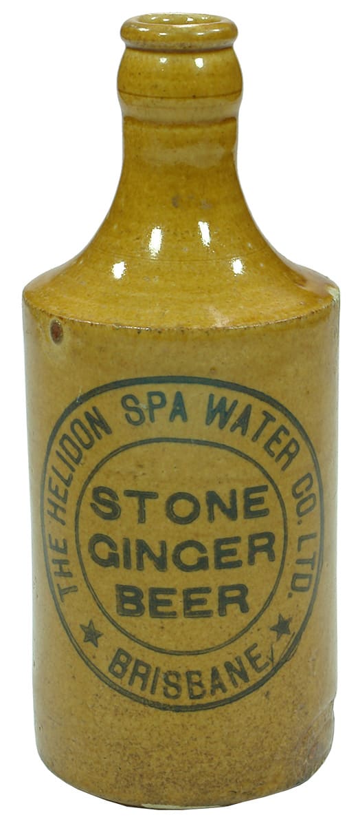 Helidon Spa Water Brisbane Stoneware Ginger Beer