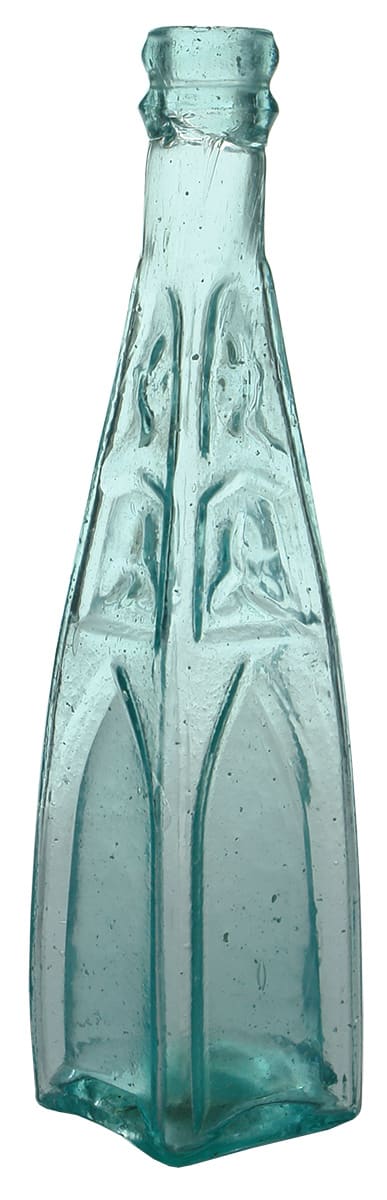 Gothic Pattern Pepper Sauce Glass Bottle