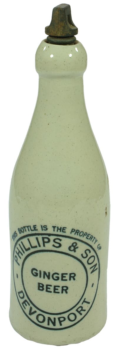 Phillips Devonport Ginger Beer Bottle