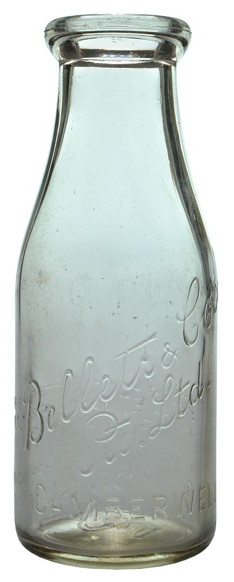 Bellett Cook Camberwell Milk Bottle