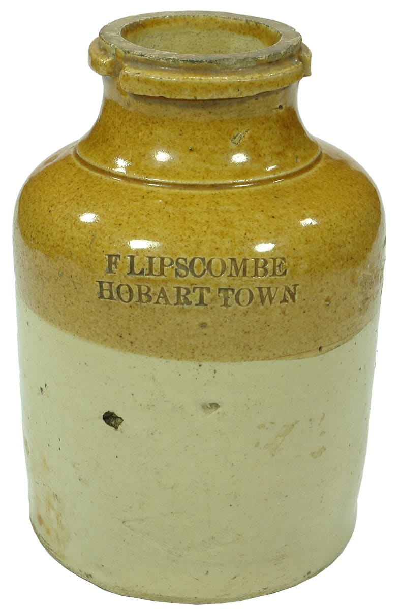 Lipscombe Hobart Town Stoneware Jam Jar