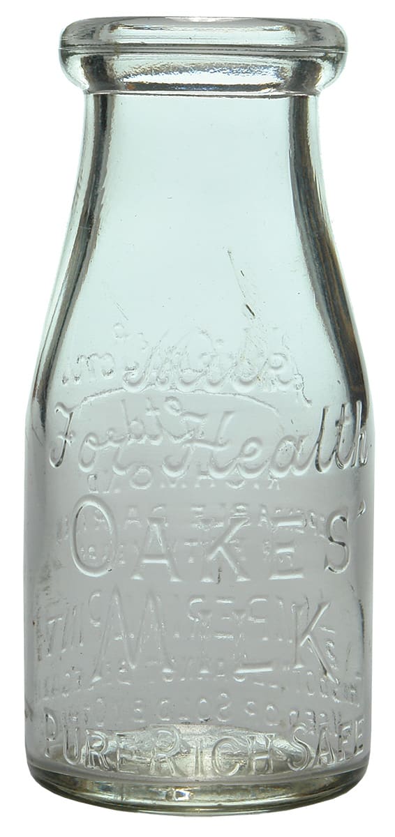 Oakes Richmond Milk Bottle