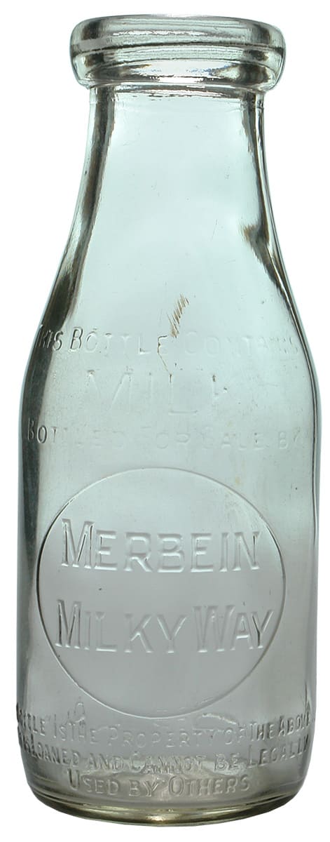 Merbein Milky Way Milk Bottle