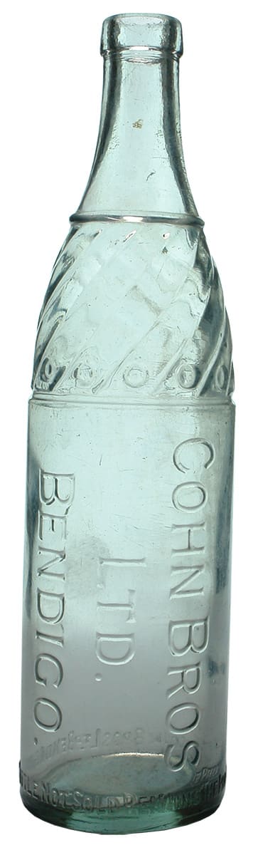 Cohn Bros Bendigo Cordial Bottle