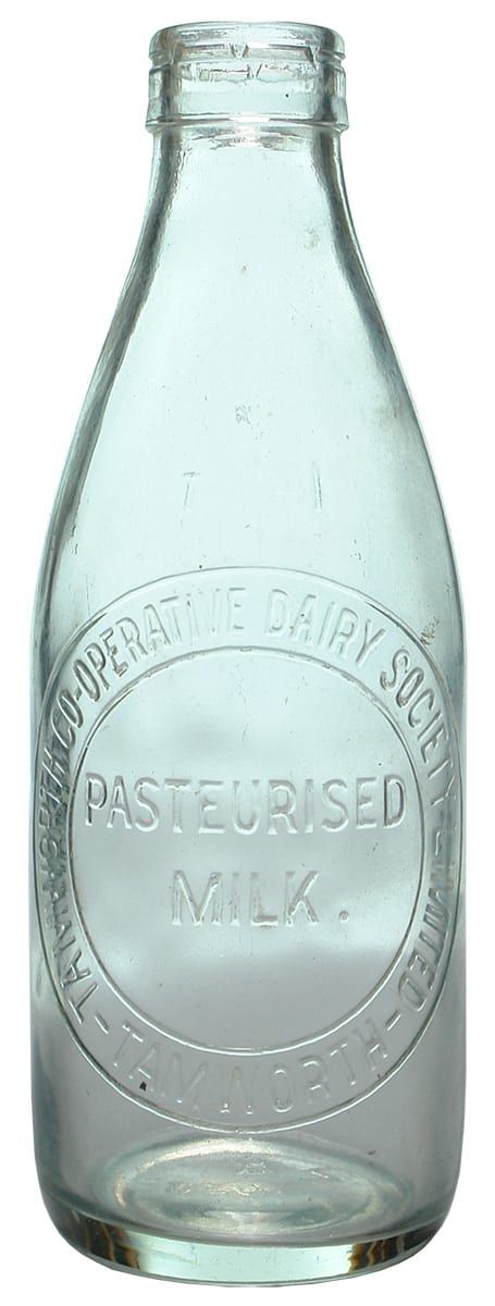 Tamworth Co-operative Dairy Society Limited Milk Bottle