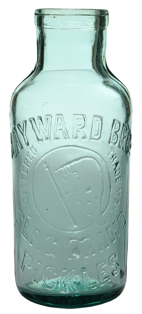 Hayward Bros Pickles Flag Jar