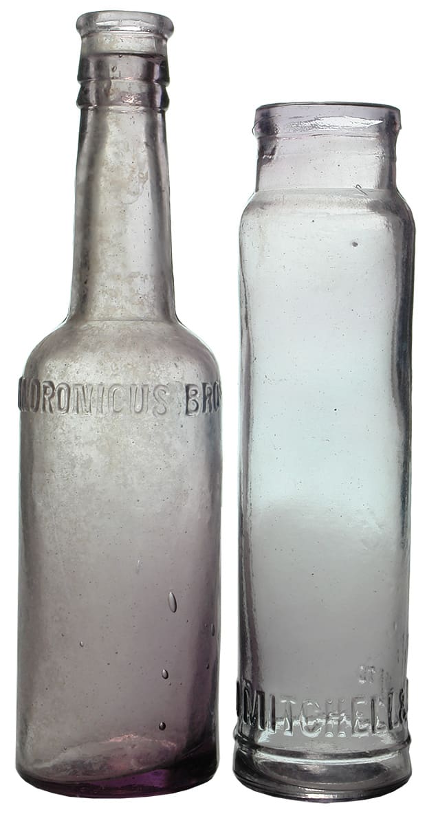 Antique Vintage Sauce Bottles