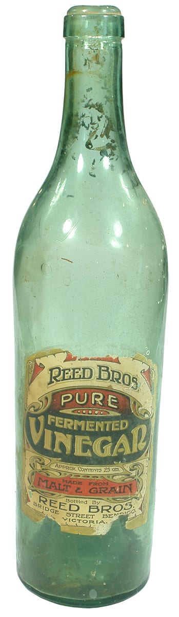 Reed Bros Pure Fermented Vinegar Bendigo Bottle