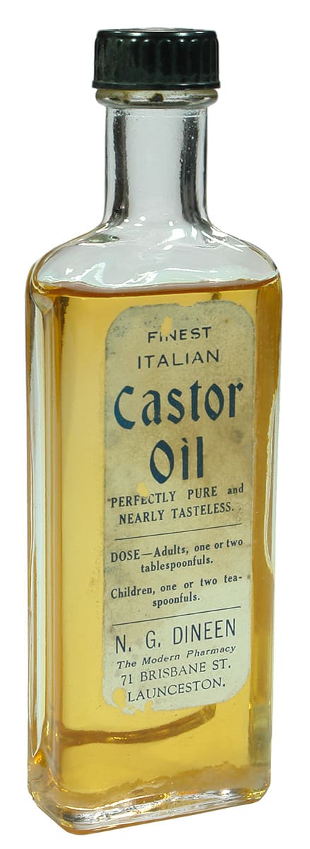 Dineen Modern Pharmacy Launceston Castor Oil Bottle