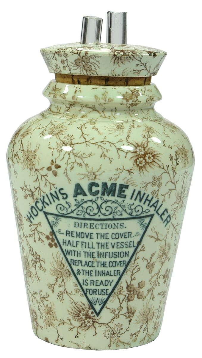 Hockin's Acme Inhaler Ceramic