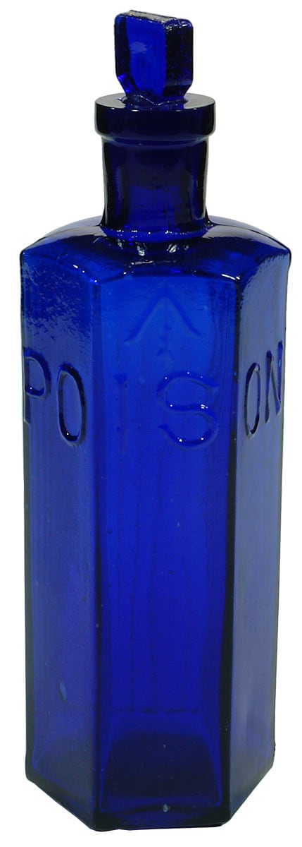 Admiralty Poison Cobalt Blue Bottle