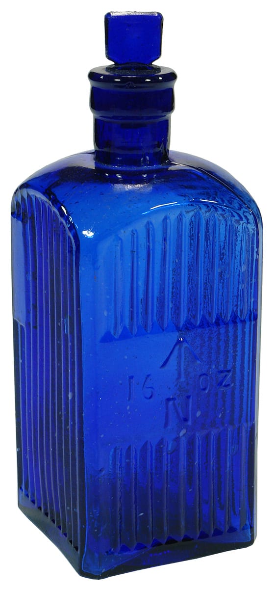 Admiralty Poison Cobalt Blue Bottle