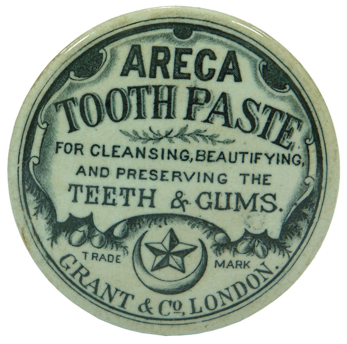 Grant London Areca Tooth Paste Pot Lid