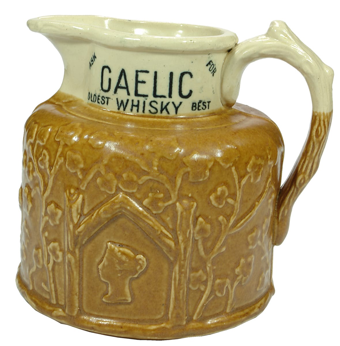 Old Smuggler Whisky Advertising Water Jug