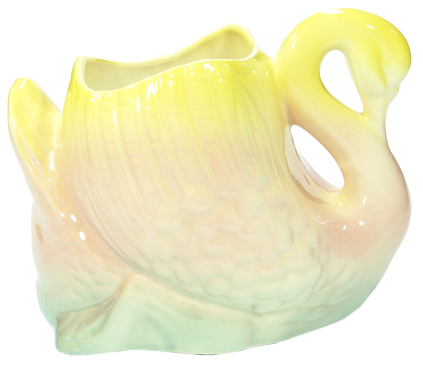 Swan Vase Pates Potters Belmore New South Wales