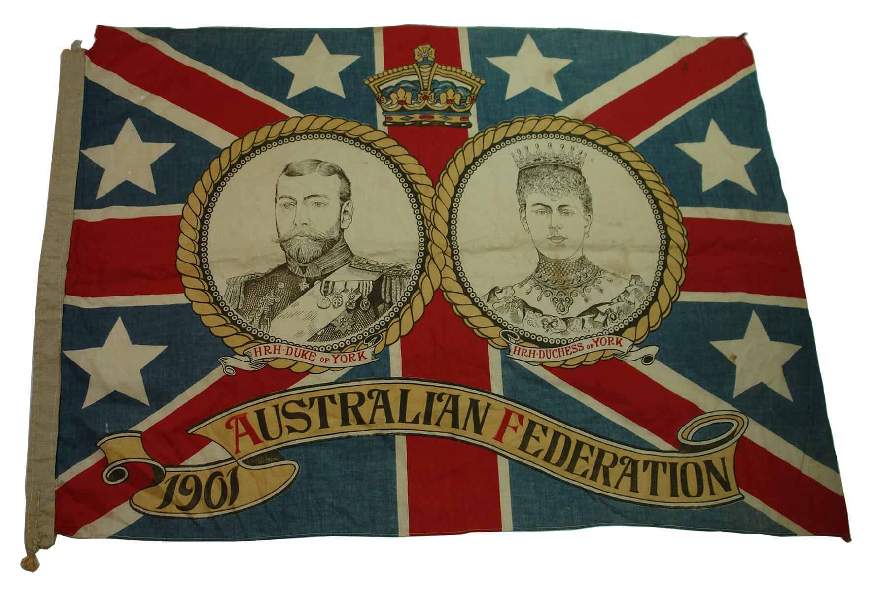 Duke Duchess York Union Jack Australian Federation Flag