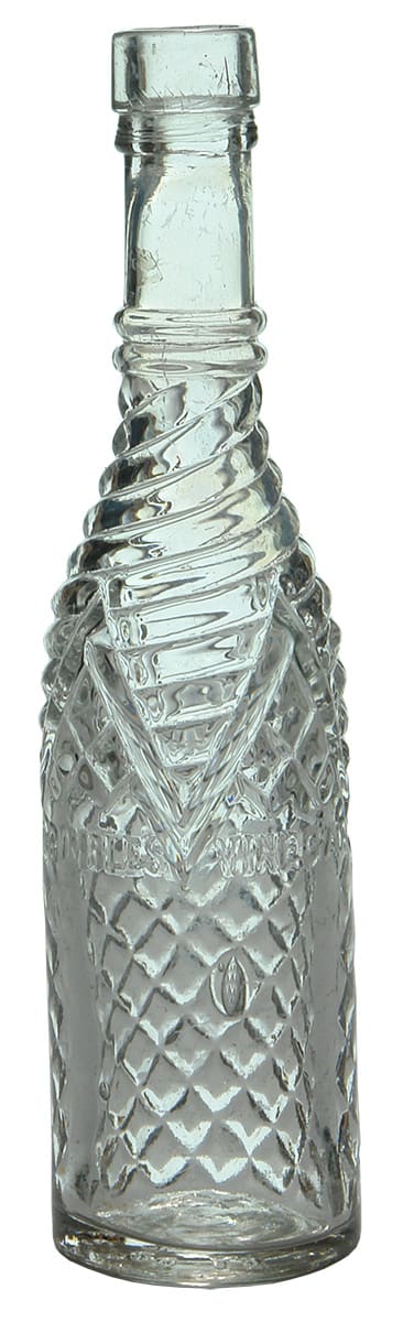 Smaple Grimbles Vinegar Clear Glass Bottle