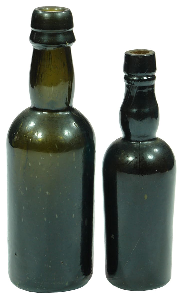 Sample Black Glass Bottles