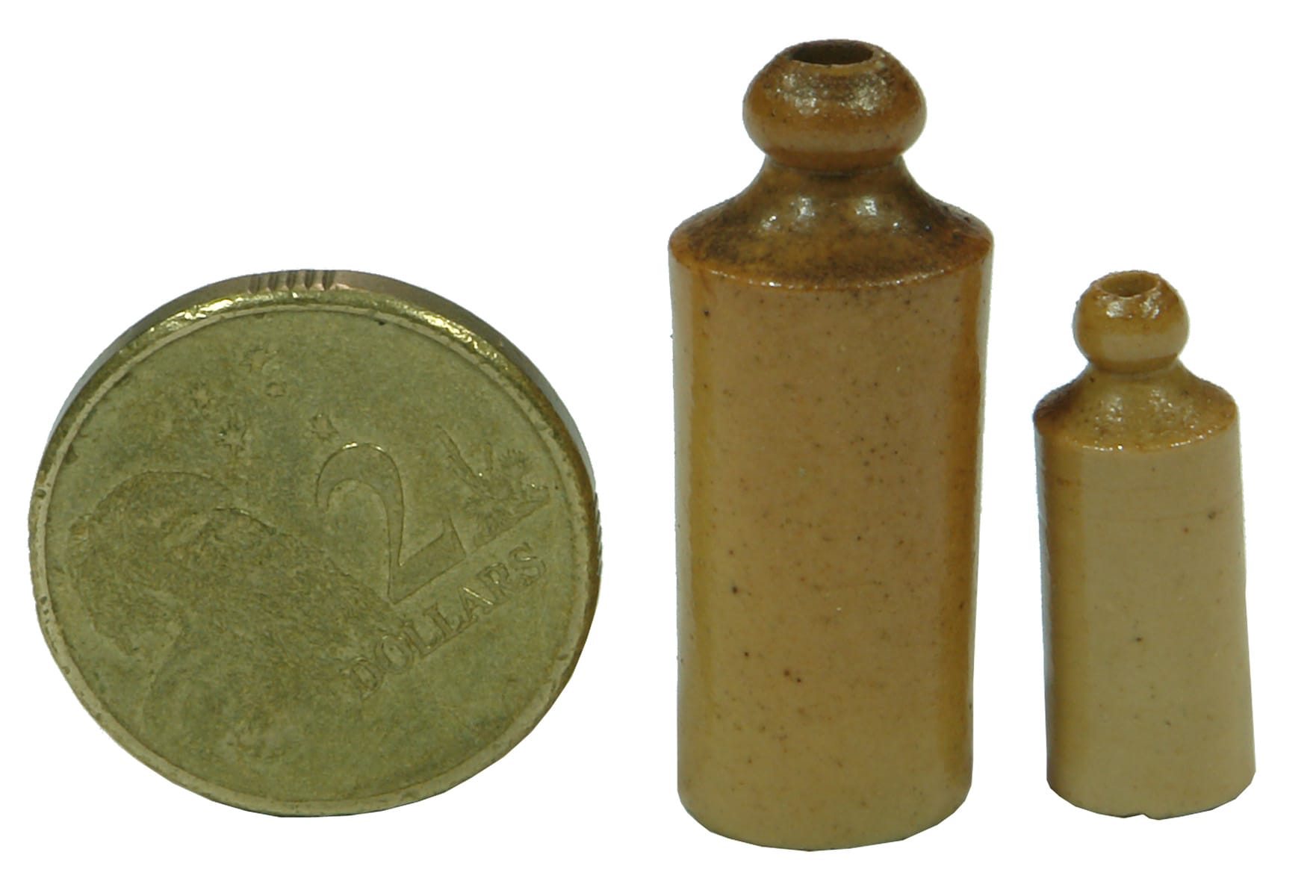 Sample Miniature Stoneware Ginger Beer Bottle