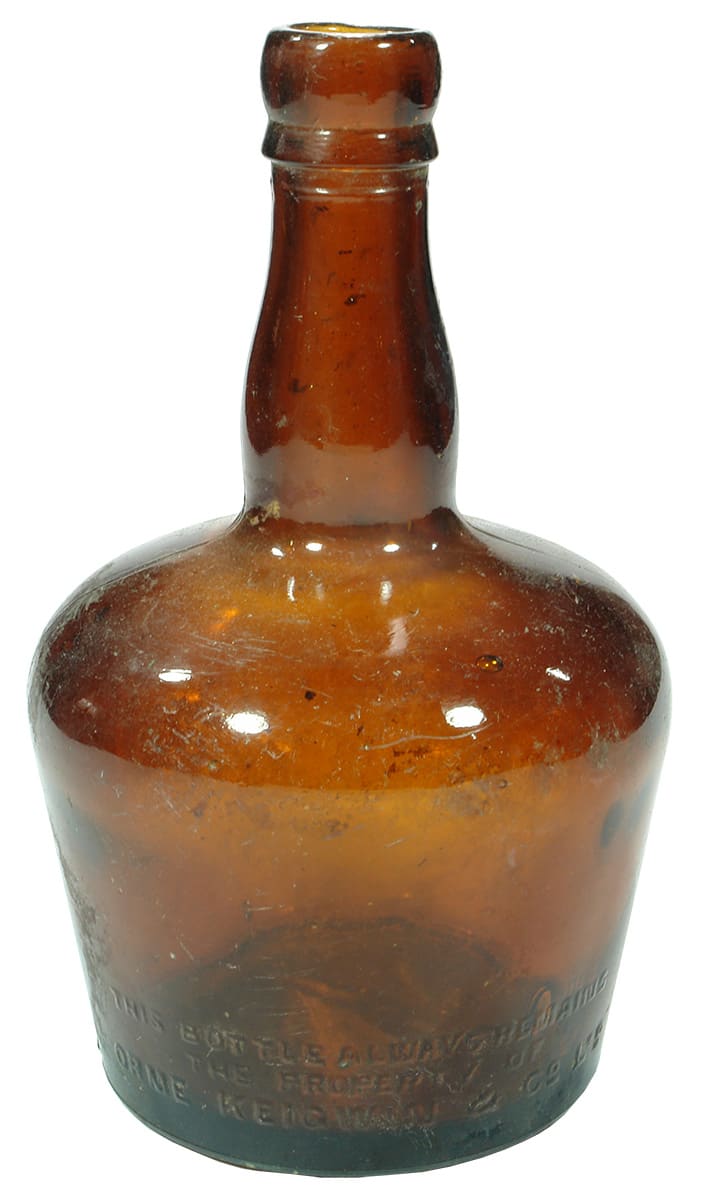 Orme Keigwin Liqueur Spirits Vintage Bottle