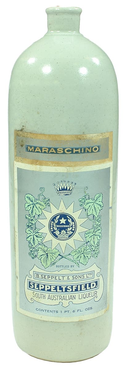 Seppelt Maraschino Seppeltsfield Labelled Ceramic Bottle