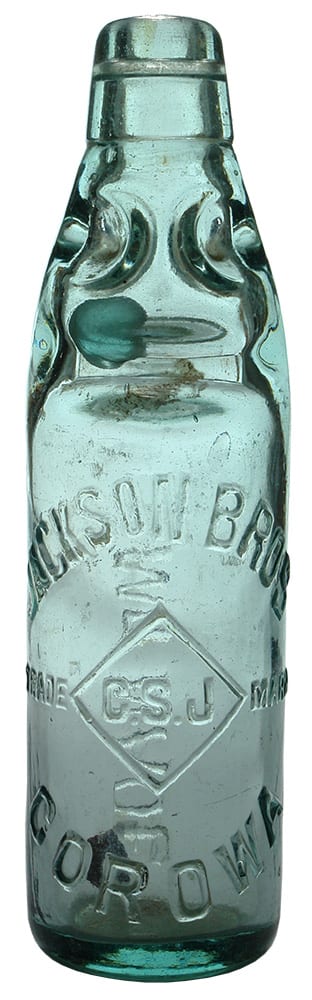 Jackson Bros Corowa Lemonade Codd Bottle