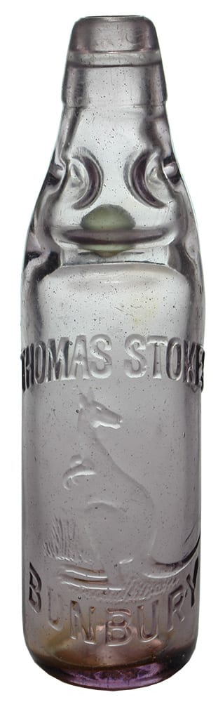 Thomas Stokes Bunbury Purple Codd Bottle