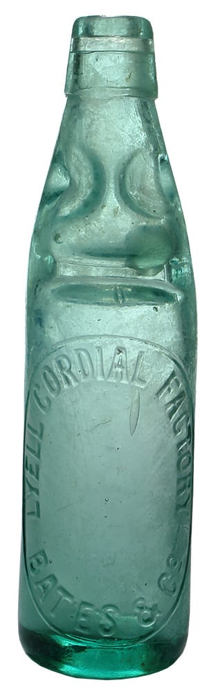 Lyell Cordial Factory Bates Codd Marble Bottle