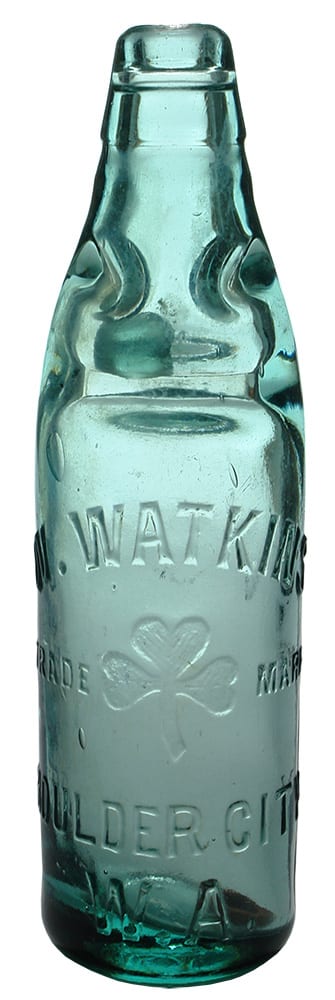Watkins Shamrock Boulder City Codd Bottle